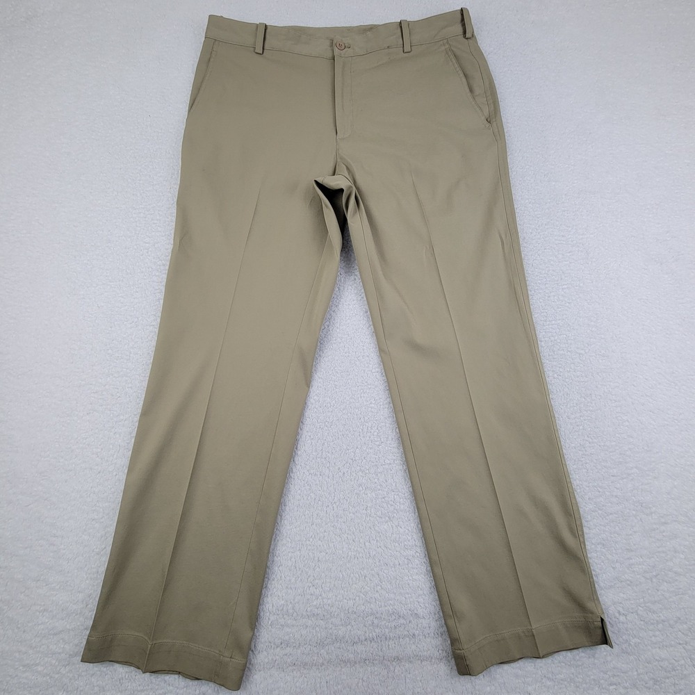 Nike Golf Pants Mens 36x30 Khaki Dri-FIT‎ Performance Stretch Lightweight Casual